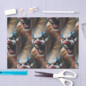 Böse lacht Clown Seidenpapier (Handwerk)