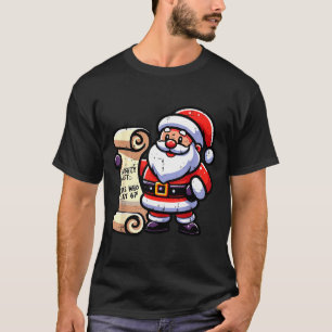 Böse Liste Kinder, die 67 lustige Meme 6 7 Weihnac T-Shirt