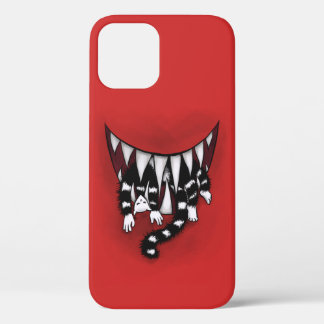 Böse Monster Mouth Shark Zähne Eating Cat Horror Case-Mate iPhone Hülle