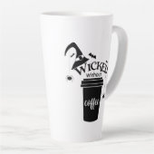Böse ohne Kaffee – Lustige Hexenliebhaber von Kaff Milchtasse (Rechte Ecke)