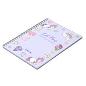 Böse Pläne und Einhörner Notizblock (Linke Seite)