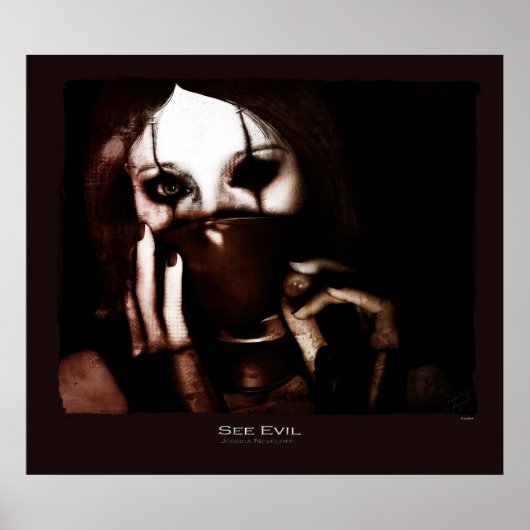 Böse sehen poster (Vorne)