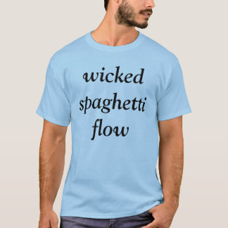 böse Spaghettis fließen T-Shirt