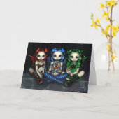 "Böse, Tricksy und falsche" Gruß-Karte Karte (Gelbe Blume)