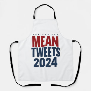 Böse Tweets 2024 Lustige Wahl Trump  Schürze