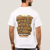 Böse Worte hinterlassen bleibende Narben T-Shirt (Rückseite)