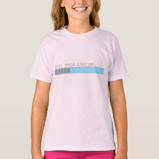 Böse Zwillinge laden lustige Männer Kinder Mädchen T-Shirt