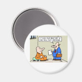 böse Zwillingsverteidigungsanwältin Magnet (Vorderseite/Rückseite)