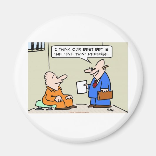 böse Zwillingsverteidigungsanwältin Magnet (Vorne)