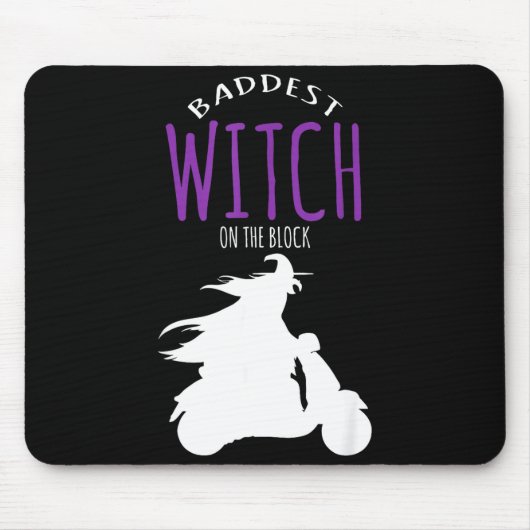 Böseeste Hexe im Block - Halloween-Kostüm Mousepad (Vorne)