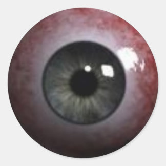 böser Augapfel Runder Aufkleber