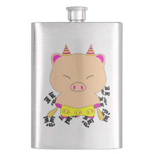 böser Ausrottung Flachmann