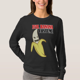 Böser Bananen-Kostüm Lustig T-Shirt