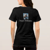 Böser blauer Katze  Tri-Blend Shirt (Rückseite)