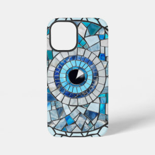 Böser-Blick-Amulett-Mosaik-Kunst iPhone 12 Mini Hülle