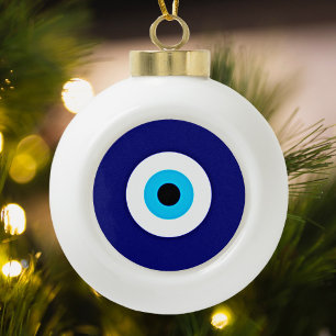 Böser Blick Anhänger Keramik Kugel-Ornament