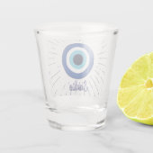 böser Blick anpassbar Schnapsglas (Rückseite)
