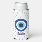 böser Blick anpassbar Selters Dosenkühler (Seltzer Vorderseite)