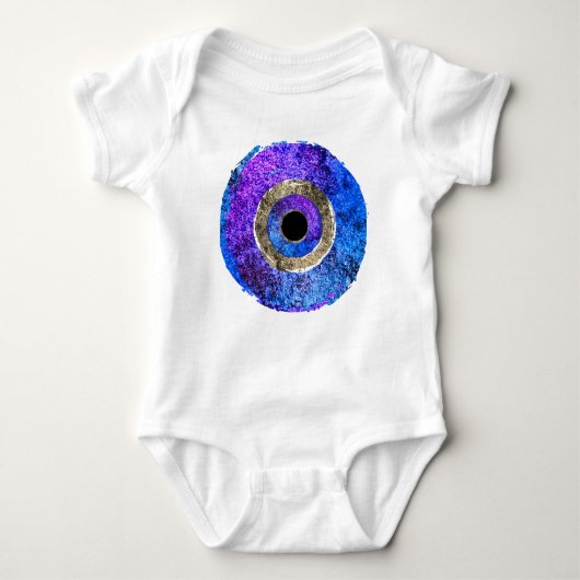 Böser Blick Baby Strampler (Vorderseite)