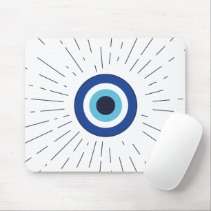 böser Blick (blau) Mousepad