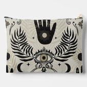 Böser Blick Druck Kosmetiktasche Zubehörtasche (Rückseite)