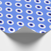 Böser Blick Fliesenmuster  Geschenkpapier (Ecke)