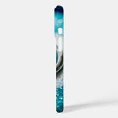 Böser Blick Glas Glitter Talisman Case-Mate iPhone Hülle (Rückseite / Links)