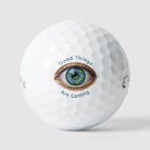 Böser Blick Golfball - Gute Dinge Kommend Callaway (Vorderseite)