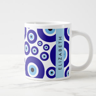 Böser Blick, Griechisches Auge, Türkisches Auge, M Jumbo-Tasse