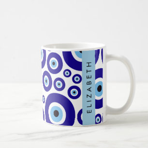 Böser Blick, Griechisches Auge, Türkisches Auge, M Kaffeetasse