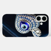 Böser Blick Herz Schmuck Makrofotografie von schüt Case-Mate iPhone Hülle (Rückseite (Horizontal))