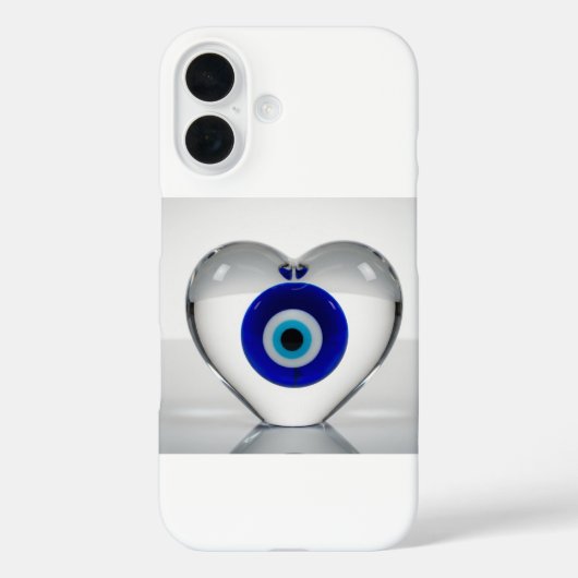 Böser Blick Herzsymbol Moderne Grafikdesign Case-Mate iPhone Hülle (Rückseite)