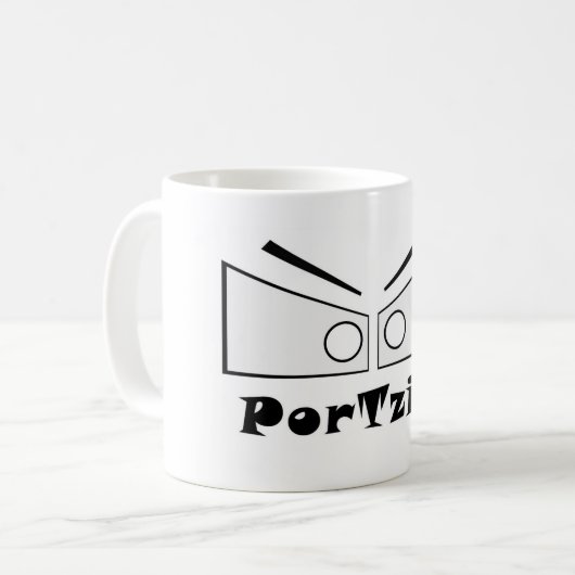 Böser Blick Kaffeetasse (Vorderseite Links)