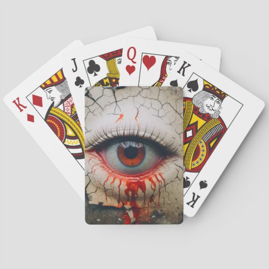 Böser Blick Klassische Spielkarten (Rückseite)