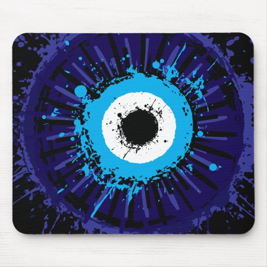 🧿 Böser Blick Kraft Mousepad (Vorne)