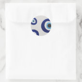 Böser Blick Kreis Aufkleber (Tasche)