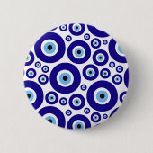 Böser Blick Muster, Griechisches Auge, Türkisches  Button (Vorderseite)