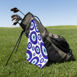 Böser Blick Muster, Griechisches Auge, Türkisches  Golfhandtuch