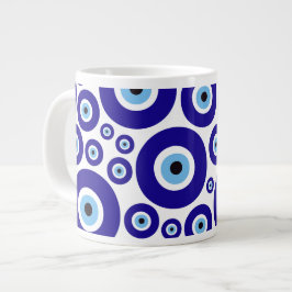 Böser Blick Muster, Griechisches Auge, Türkisches  Jumbo-Tasse