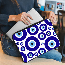 Böser Blick Muster, Griechisches Auge, Türkisches  Laptopschutzhülle