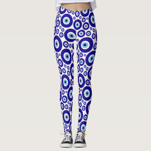 Böser Blick Muster, Griechisches Auge, Türkisches Leggings
