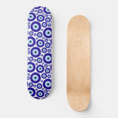 Böser Blick Muster, Griechisches Auge, Türkisches  Skateboard (Vorderseite)