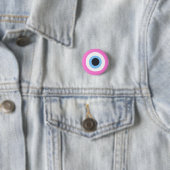 böser Blick pink Button (Beispiel)