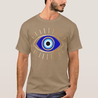 Böser Blick Schutz V-Ausschnitt vintage Damen T-Shirt