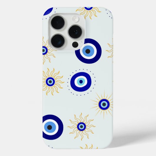 Böser Blick Symbol Case-Mate iPhone Hülle (Rückseite)