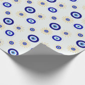 Böser Blick Symbol Geschenkpapier (Ecke)