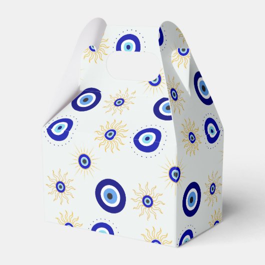 Böser Blick Symbol Geschenkschachtel (Vorderseite)