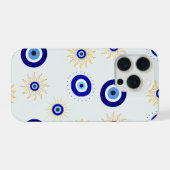 Böser Blick Symbol iPhone Hülle (Rückseite (Horizontal))