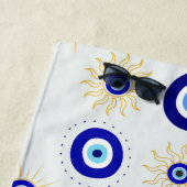 Böser Blick Symbol Strandtuch (Beispiel)