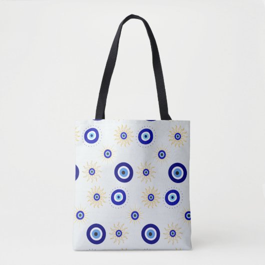 Böser Blick Symbol Tasche (Vorderseite)